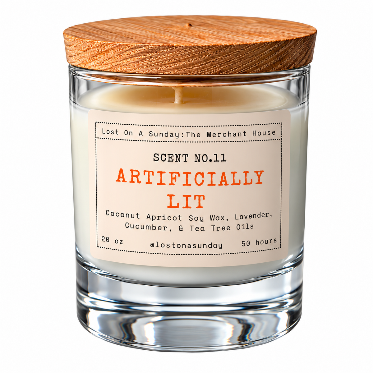 Artificially Lit candle.