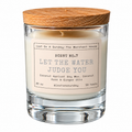 Let The Water Judge You candle.