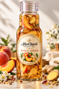 AfterChurch Peach Ginger Herbal Tea.