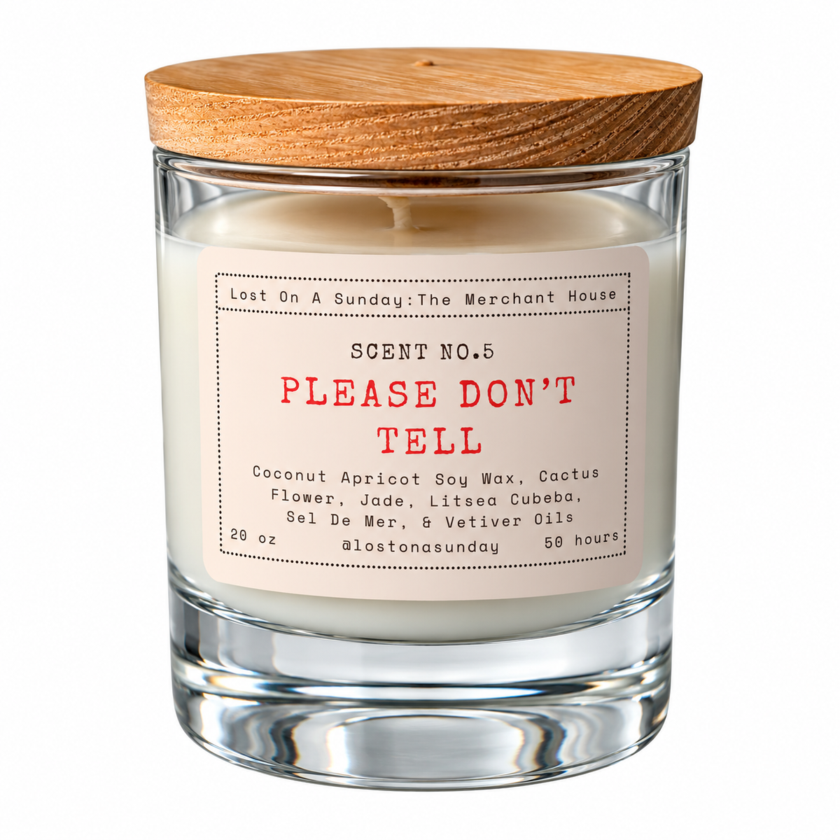 Please Don't Tell candle.