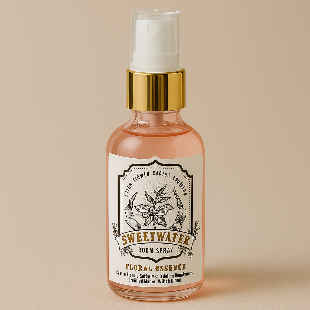 Sweetwater Floral Room Spray product photo.