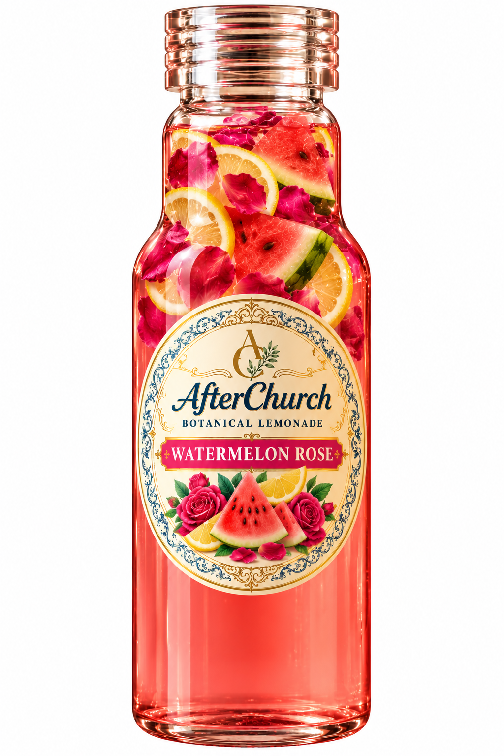 AfterChurch Watermelon Rose Botanical Lemonade product photo.